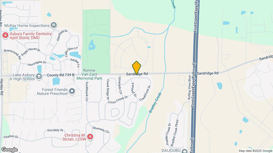 2365 Creekfront Dr Mapa y Detalles de la Ubicación