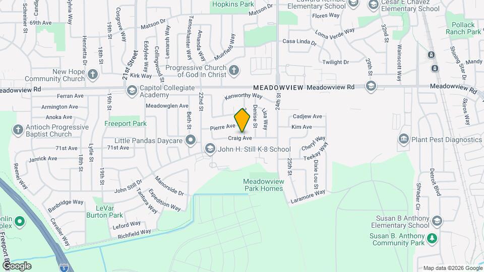 2295 Craig Ave Map and Location Details