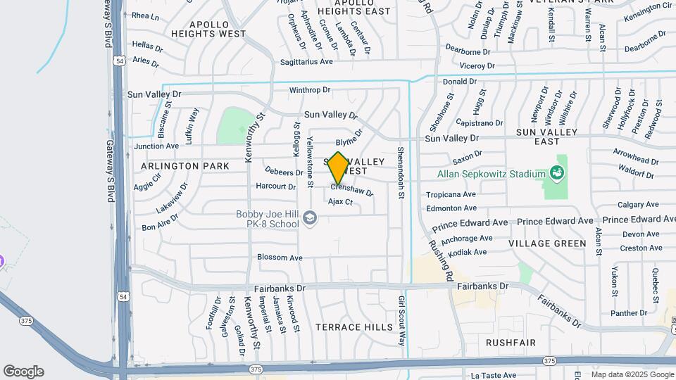 4928 Crenshaw Dr Map and Location Details