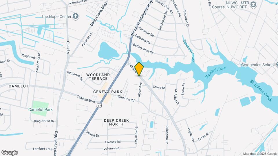 1304 Canal Dr Map and Location Details