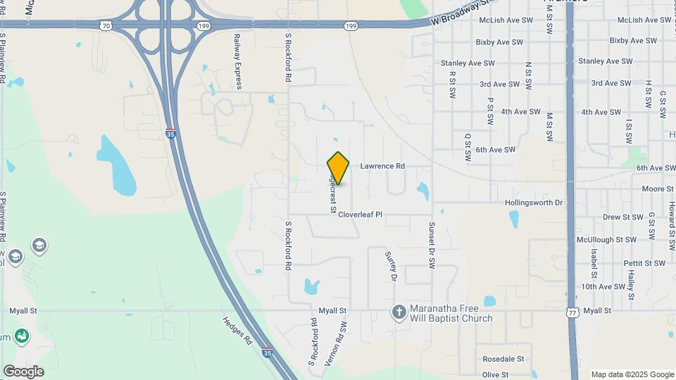 816 Ridgecrest St Map and Location Details