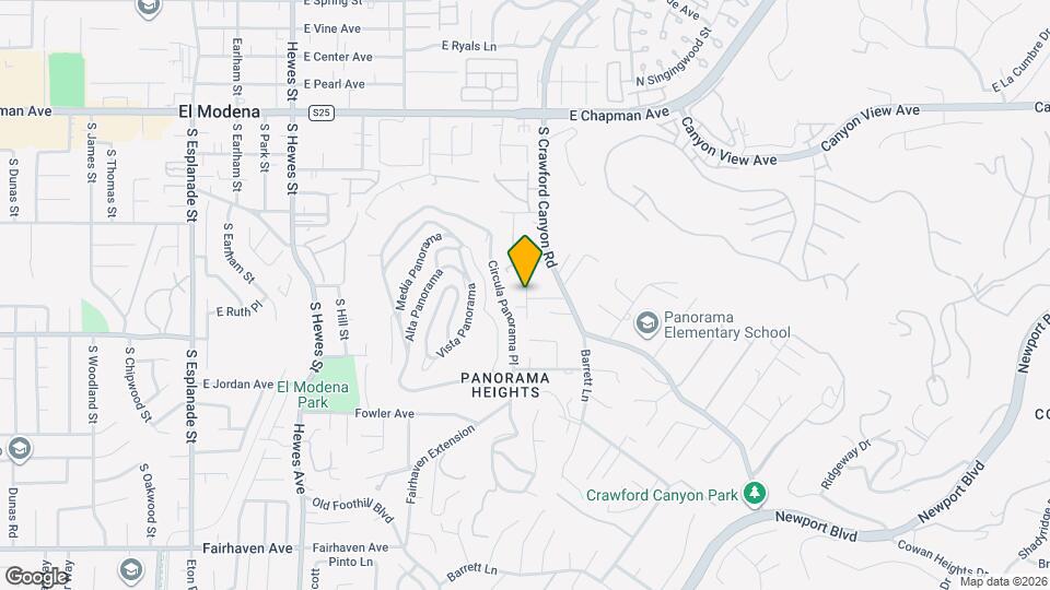 19275 Cresthaven Ln Map and Location Details