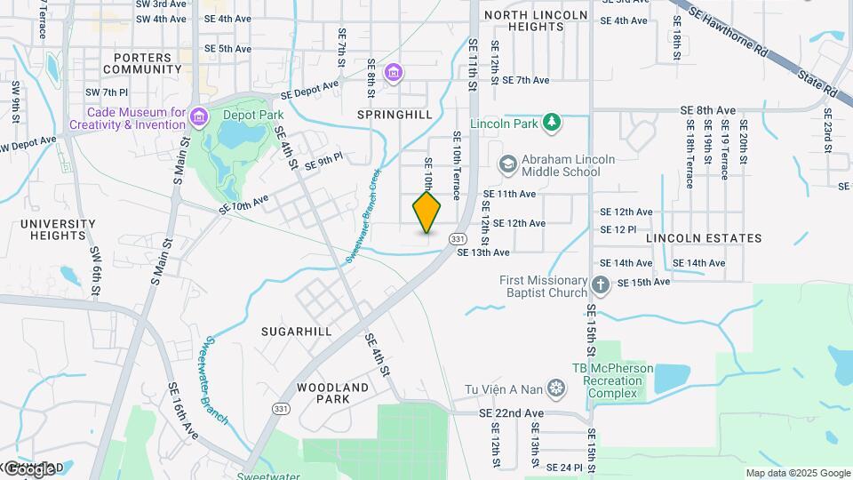 1224 SE 10th St Map and Location Details