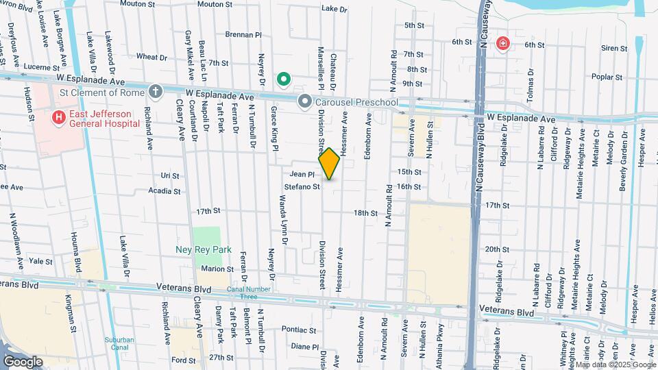 4023 Division Street Map and Location Details
