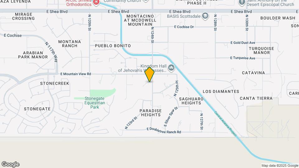 12323 E Appaloosa Pl Map and Location Details