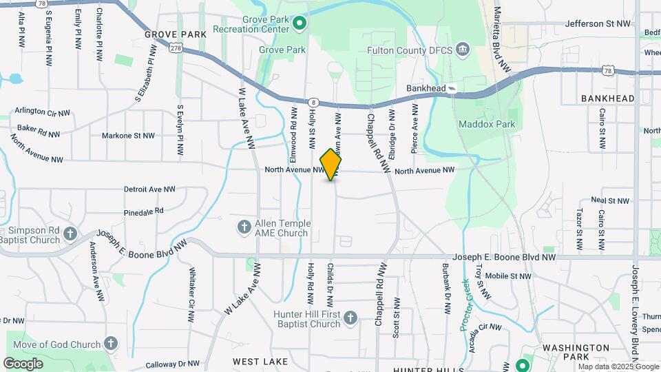 440 Woodlawn Ave NW Map and Location Details
