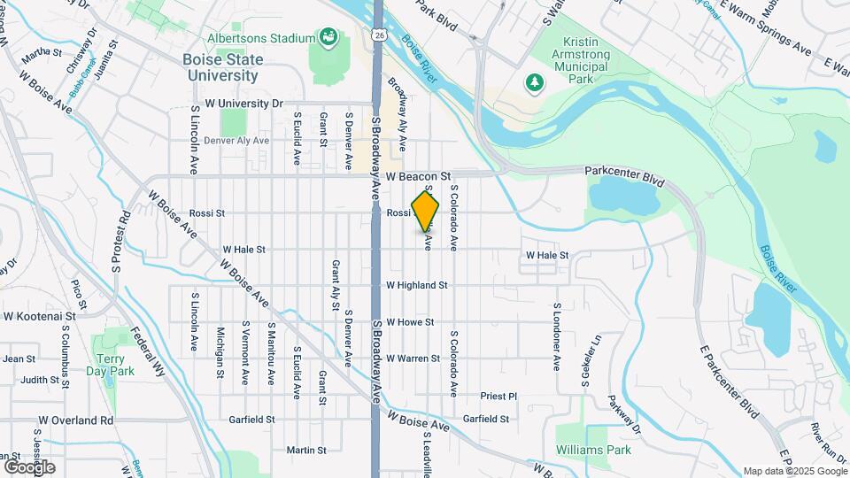 1323 S Leadville Ave Map and Location Details