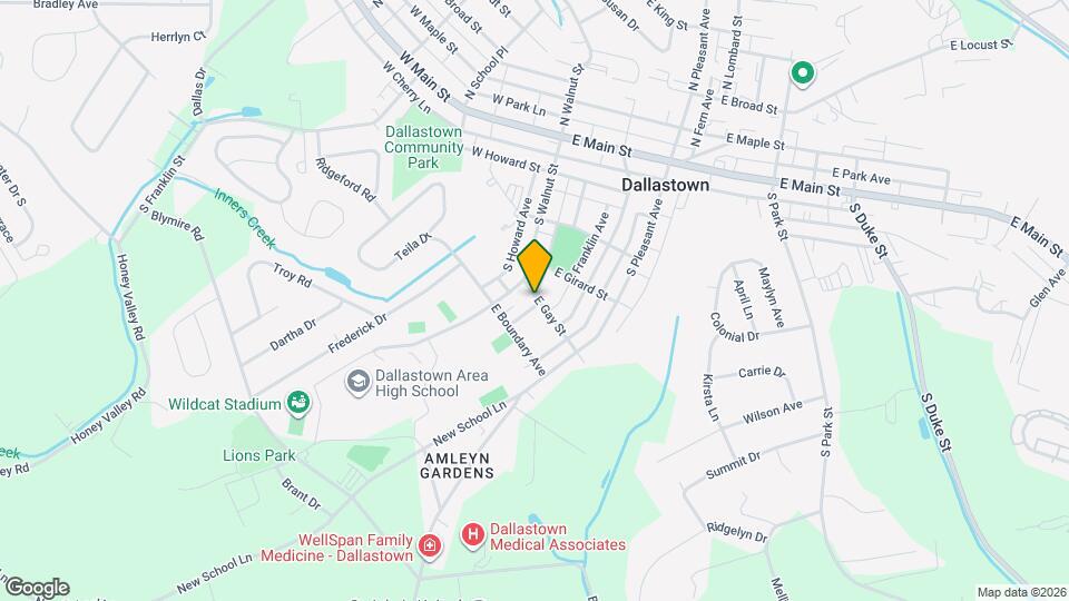 48 E Gay St, Unit 2 Map and Location Details