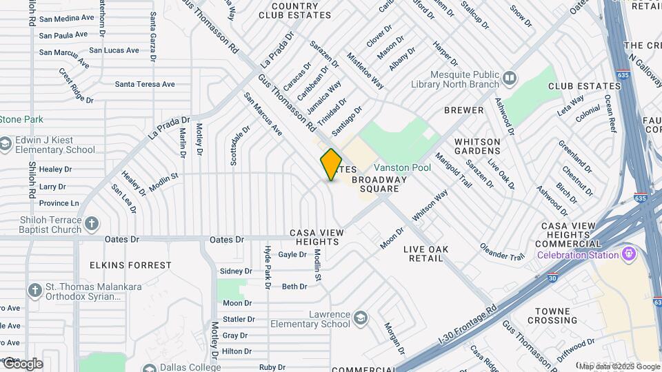 4404 San Marcus Ave Map and Location Details