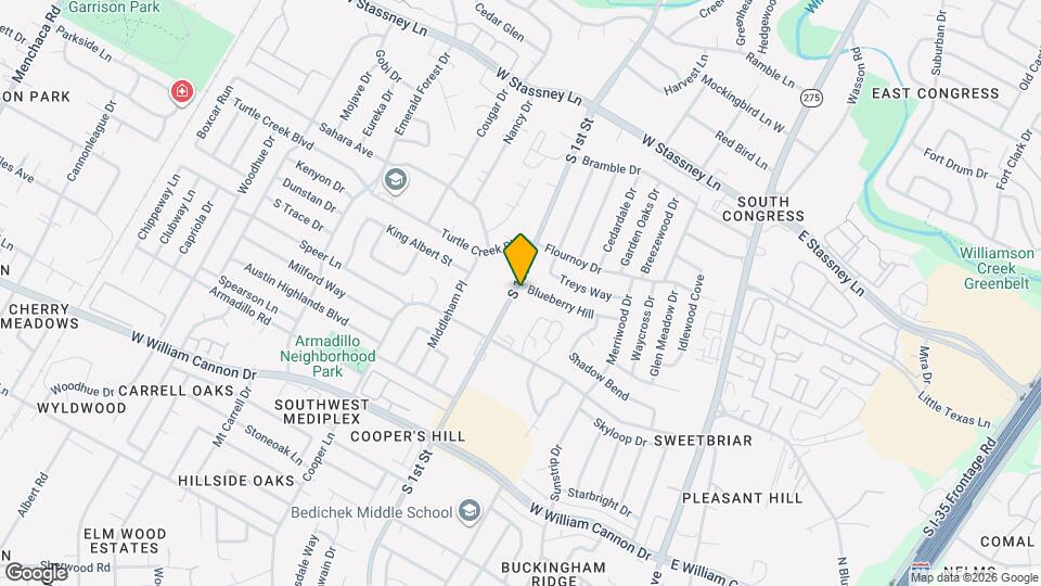 607 Blueberry Hill Map and Location Details