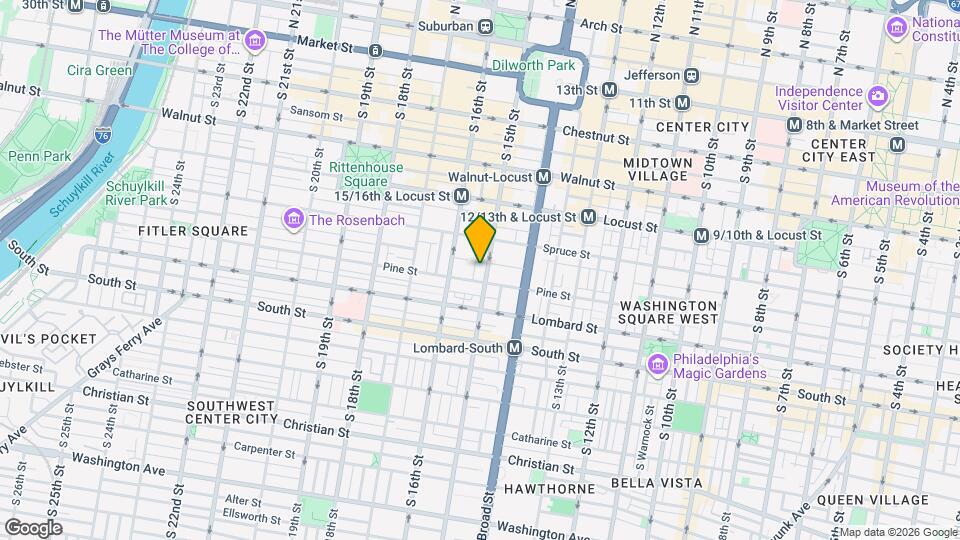 338 S 15th St Map and Location Details