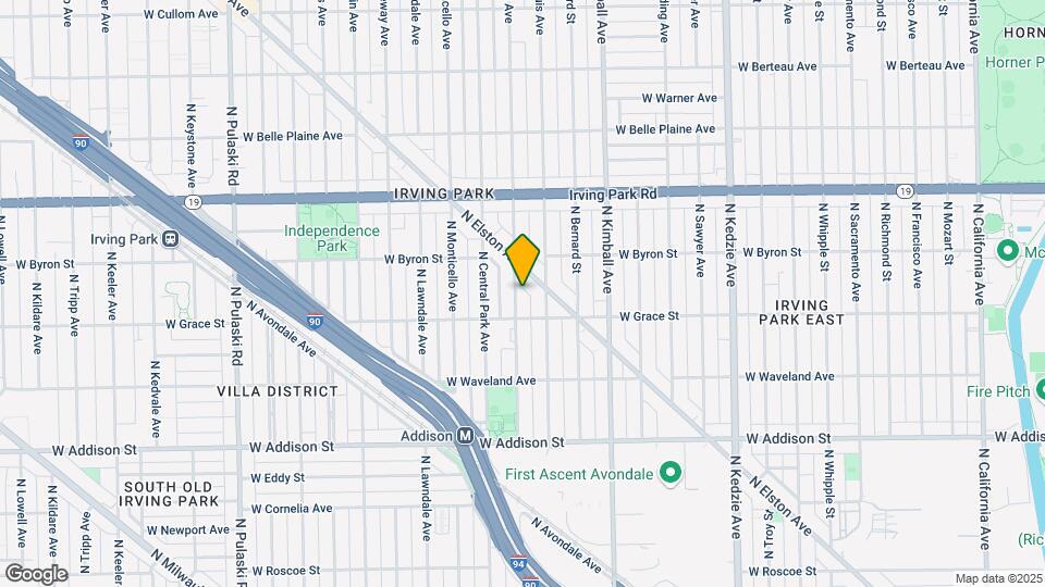 3823 N Drake Ave, Unit 3 Map and Location Details
