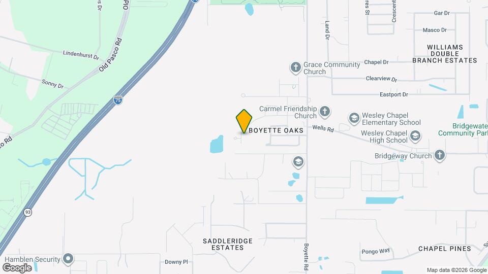 29566 Cedar Waxwing Dr Map and Location Details