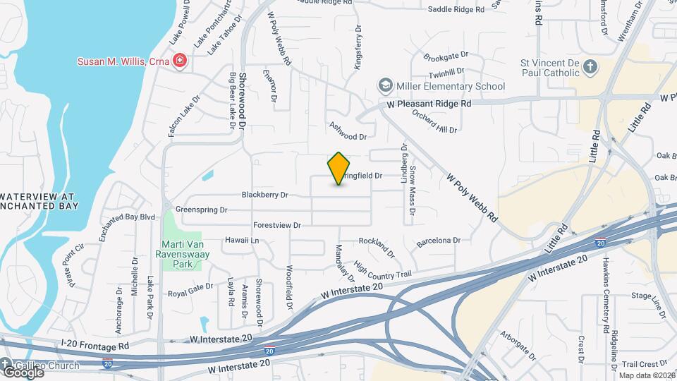 6521 Blackberry Dr Map and Location Details