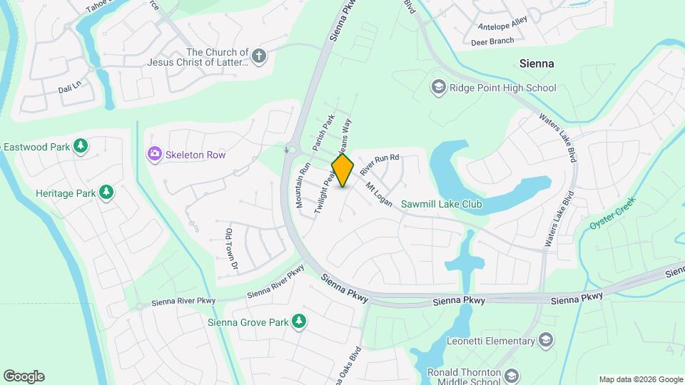 2403 Orchard Way Map and Location Details