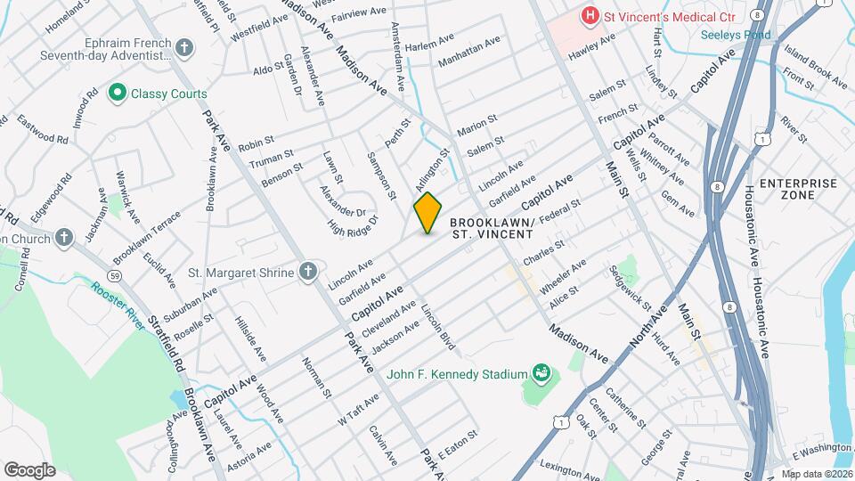 522 Garfield Ave Map and Location Details