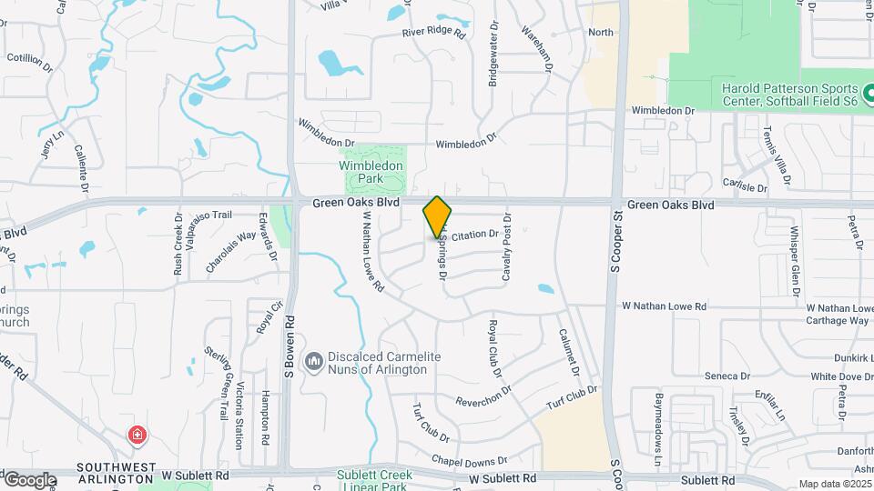 5420 Cold Springs Dr Map and Location Details