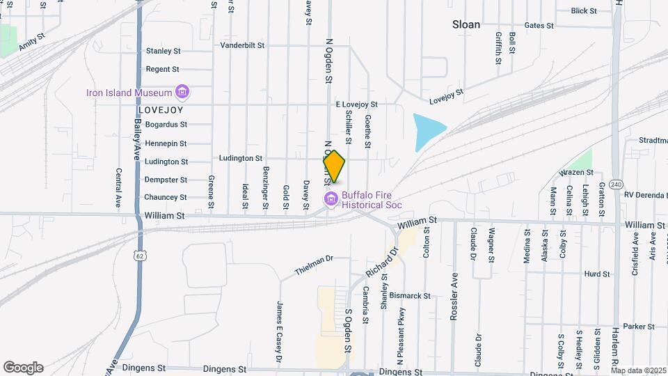 45 N Ogden St Map and Location Details