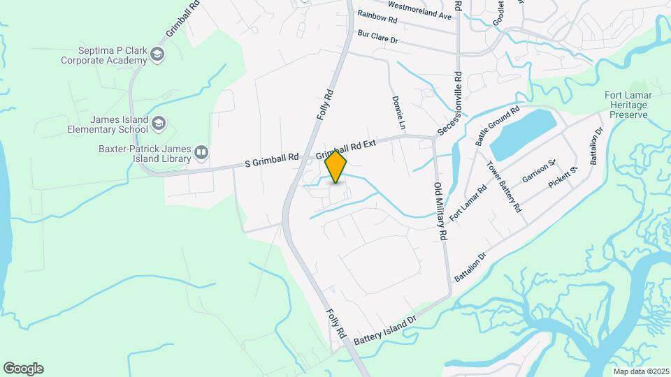 1674 Folly Rd Map and Location Details