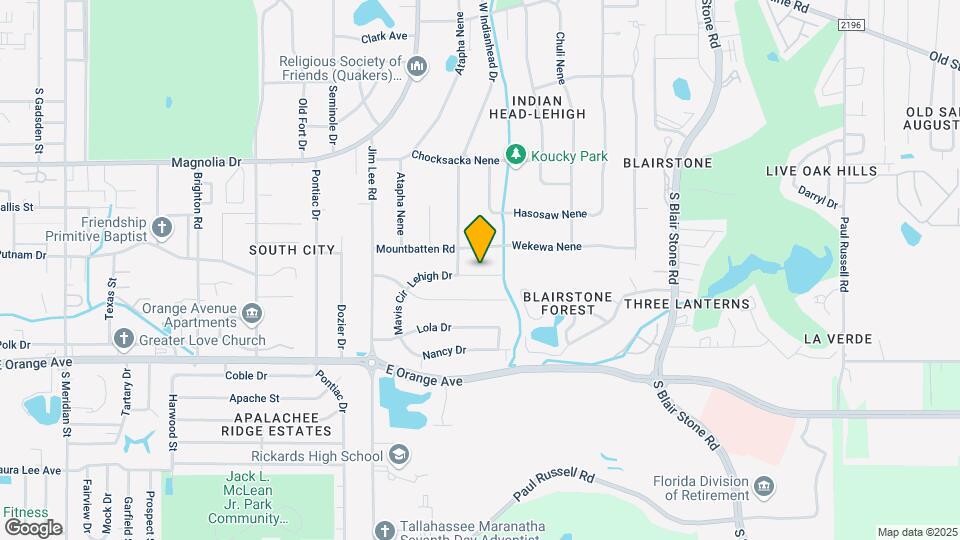 1406 Lehigh Dr Map and Location Details