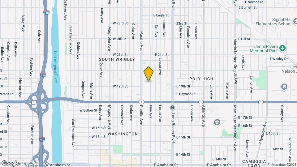 1911 Pine Ave Map and Location Details
