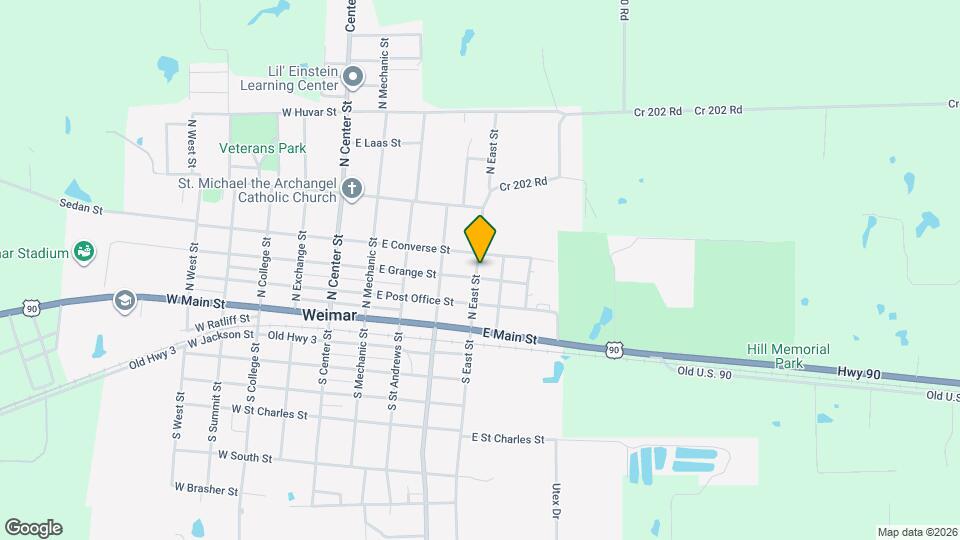 308 N East St Map and Location Details