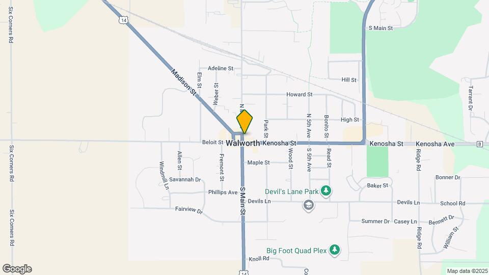 106 N Main St Map and Location Details