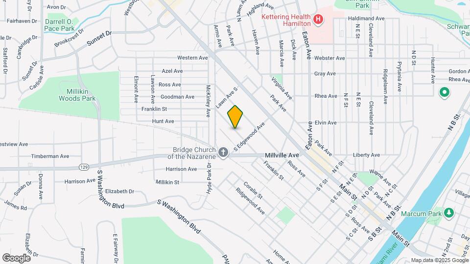 827 Franklin St Map and Location Details