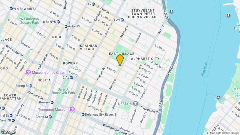 543 1/2 East 6th Street, Unit 5 Map and Location Details