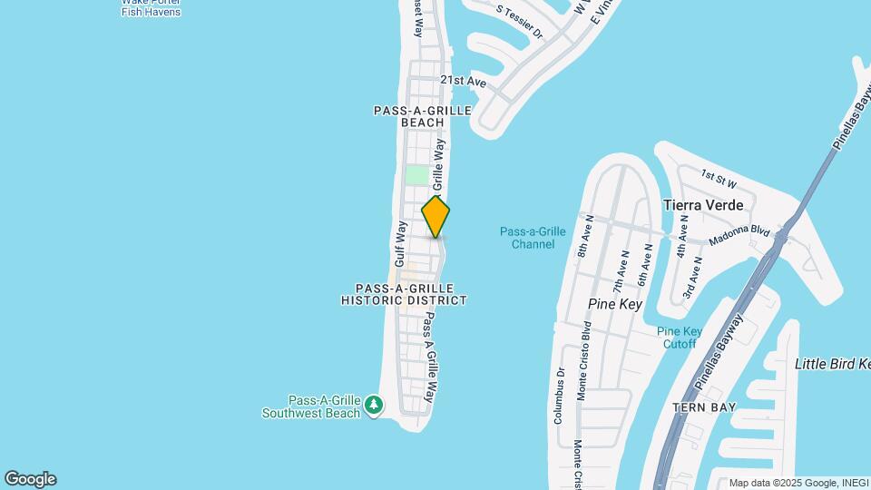 1106 Pass a Grille Way Map and Location Details