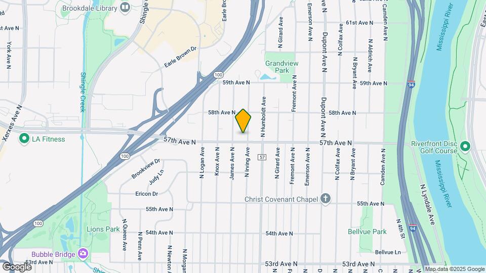 5707 Irving Ave N Map and Location Details