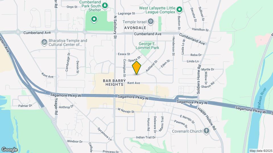 833 Ashland St Map and Location Details