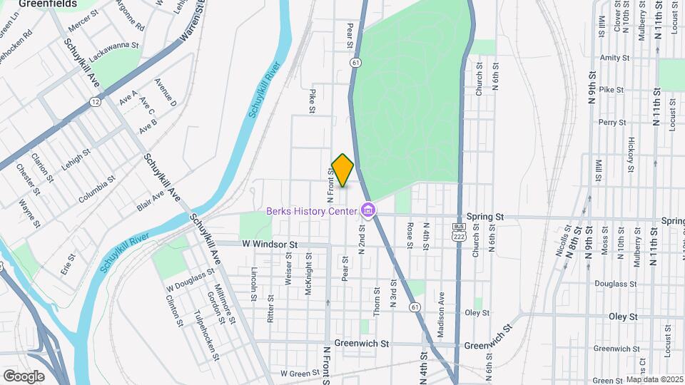 1042 Pear St Mapa y Detalles de la Ubicación