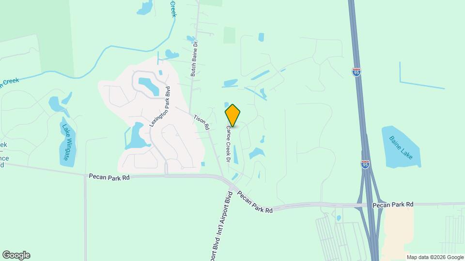 15827 Canoe Creek Dr Map and Location Details