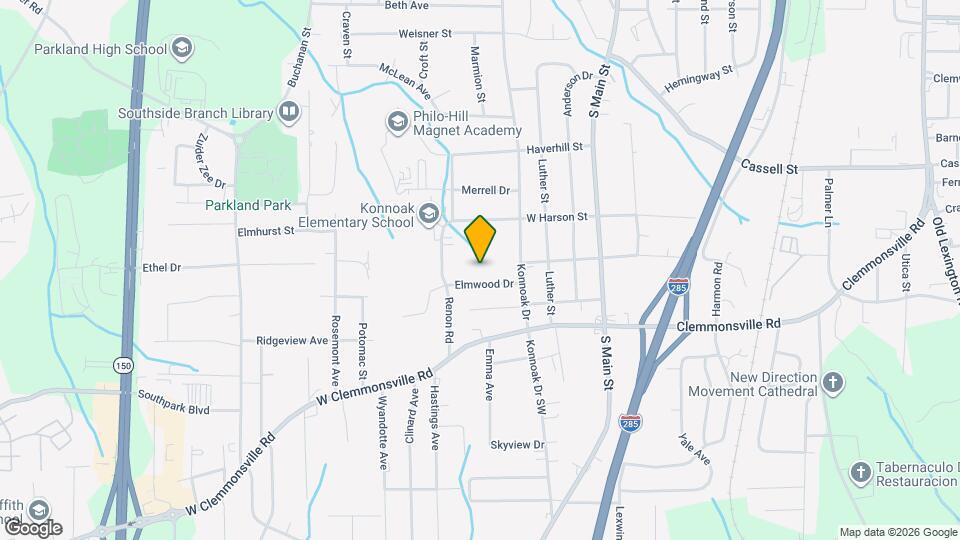 343 Elmwood Dr Map and Location Details