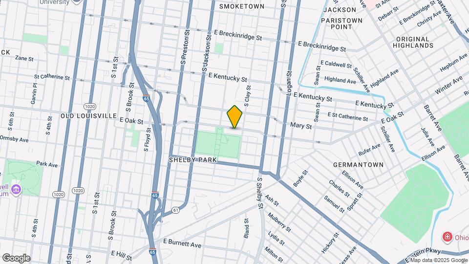 628 E Oak St Map and Location Details