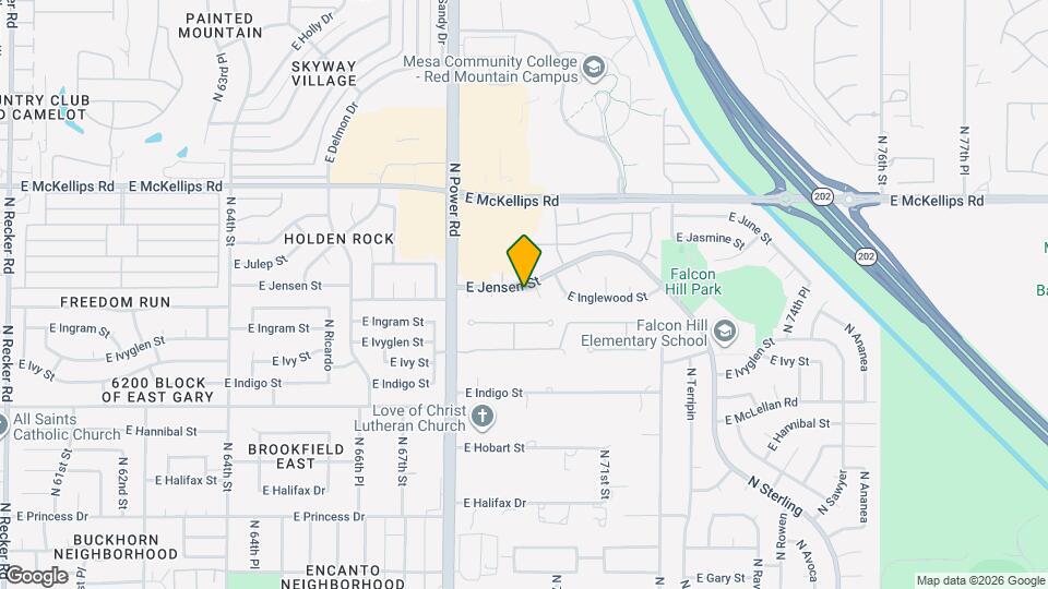 6925 E Jensen St Map and Location Details