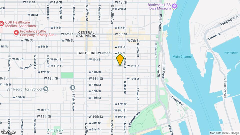 437 W 11th St, Unit 2 Map and Location Details