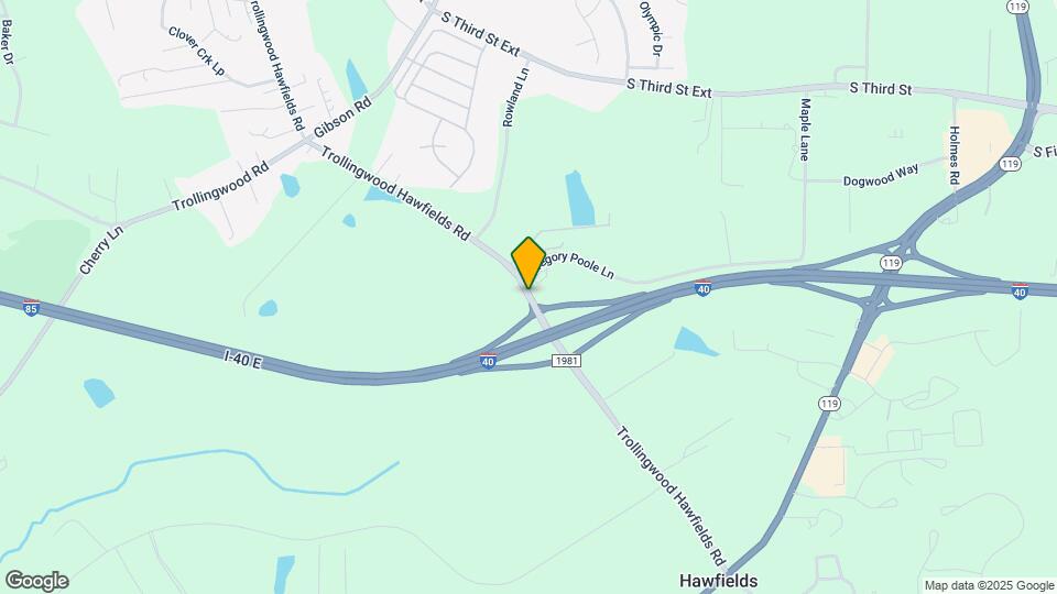 1265 Trollingwood Hawfields Rd Map and Location Details