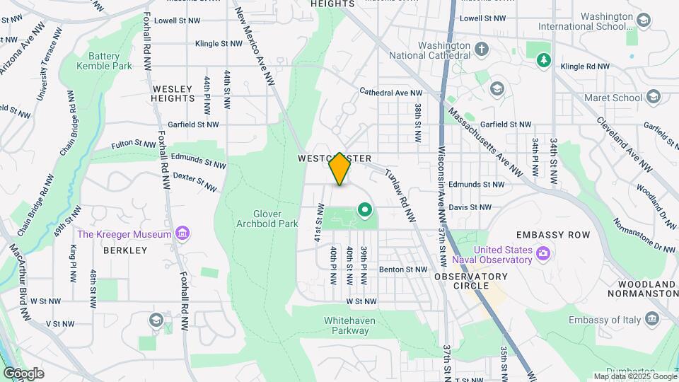 4004 Edmunds St NW Map and Location Details