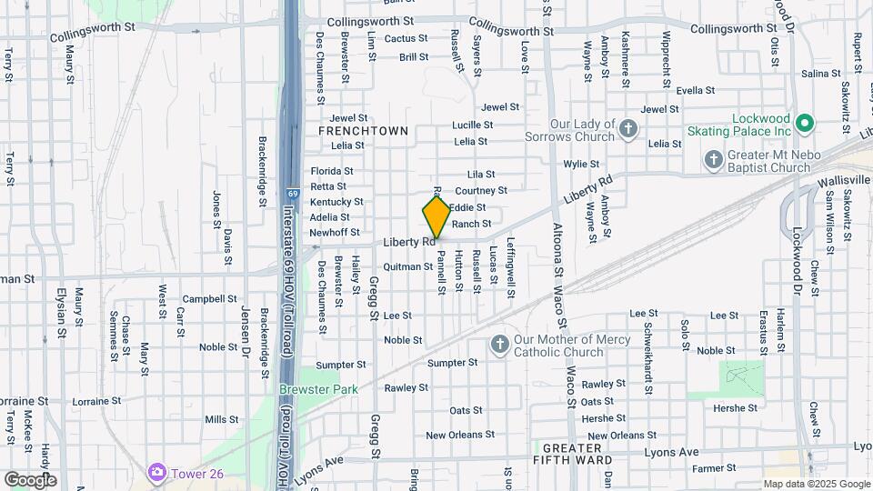 2419 Pannell St Map and Location Details