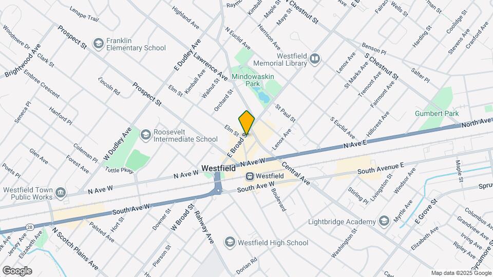 220 E Broad St Map and Location Details