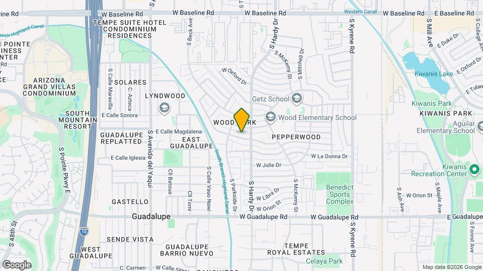 1022 W Apollo Ave Map and Location Details