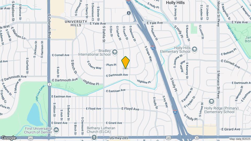 3080 S Fairfax St Map and Location Details