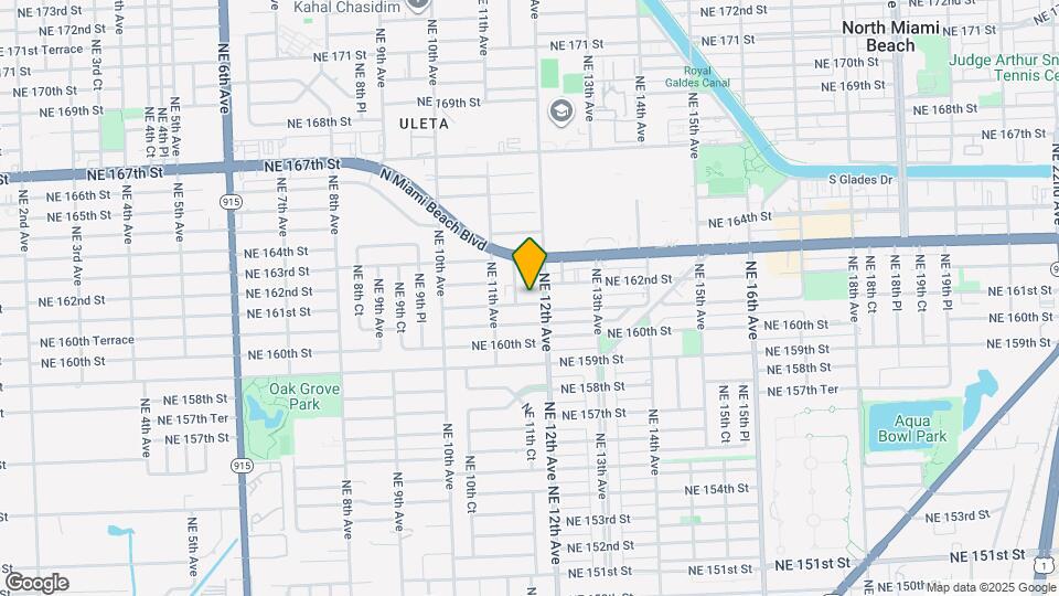 1171 NE 161st Ter Mapa y Detalles de la Ubicación