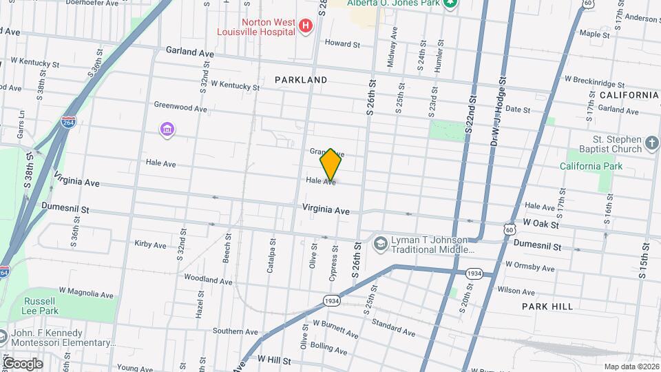 2702 Hale Ave Map and Location Details