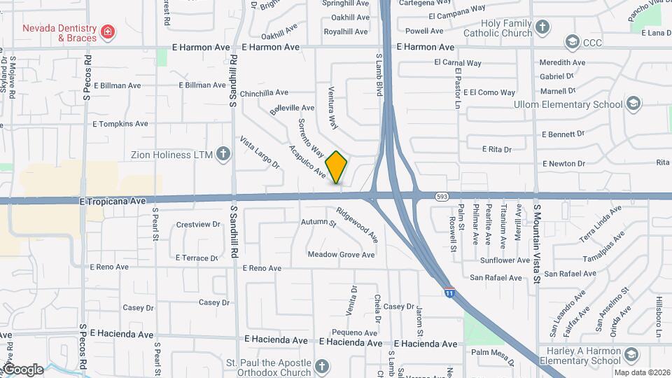 4077 Acapulco Ave Map and Location Details