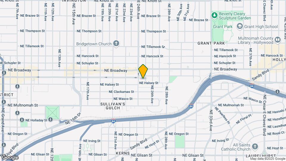 2431 NE Halsey St Map and Location Details