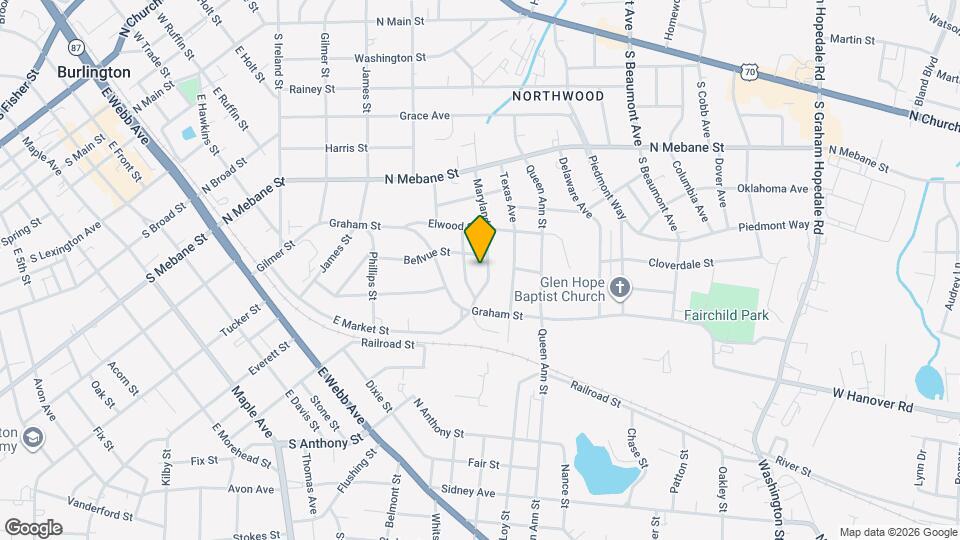 709 Maryland Ave Mapa y Detalles de la Ubicación