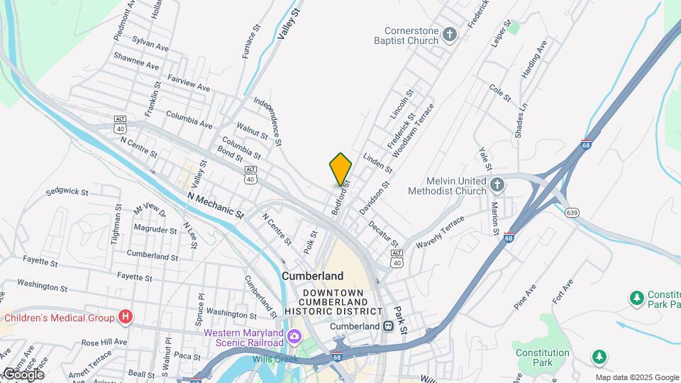 308 Bedford St Map and Location Details